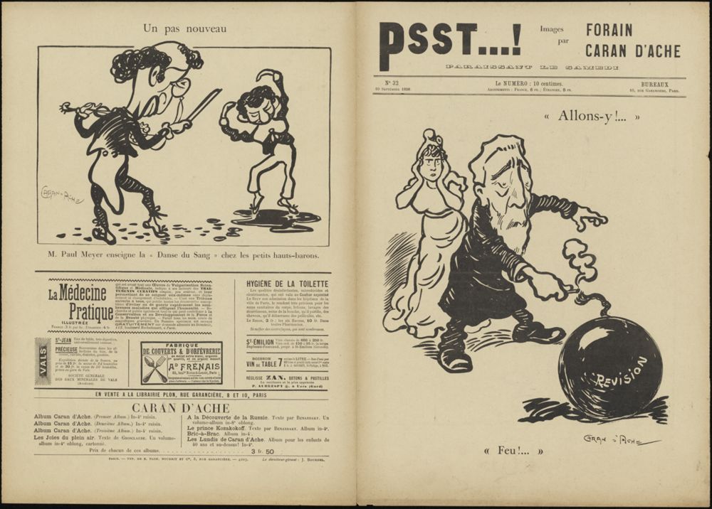 French Periodical "Psst...!," Issue No.32, September 1898